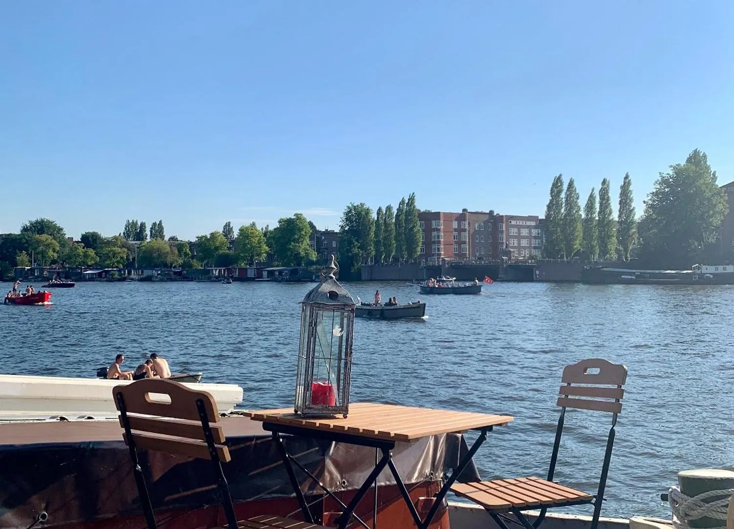Houseboat In Amsterdamアパートメント オランダ